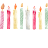 8th Anniversary Candle