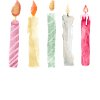 5th Anniversary Candle