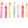 7th Anniversary Candle