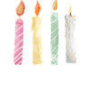 4th Anniversary Candle