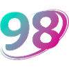 Nummer 98 mehrfarbig