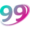 Nummer 99 flerfarvet