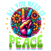 Peace & Peace Signs, Flowers