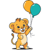 Little Lion's Balloon Adventure