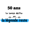 50 ans bleu