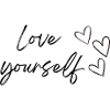 Love yourself (black text)