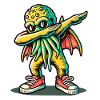 Funny Dabbing Cthulhu Dabbing Design