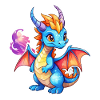 Aquarelles de dragon
