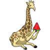 Giraffe Watermelon