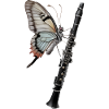 Schmetterling Klarinette