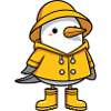 Seagull Raincoat Rubber Boots