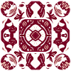 White and red abstraction