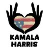 Kamala Harris Heart Hand