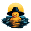 Sunny yellow duck