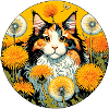 Chat Calico Mainecoon