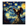 Singe Aigle Nuit étoilée