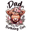 Papa de la fille d’anniversaire