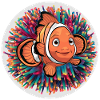 laughing clownfish and sea anemone