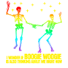 Boogie Woogie Squelette Balançoire