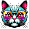 Puss with sunglasses