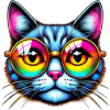 Puss with sunglasses