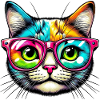 Puss with sunglasses