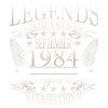Original September 1984 Vintage Birthday