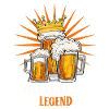 King Legend Beer Drinker