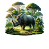 Rhinocéros Nashorn