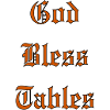 GodBlessTables