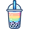 Bunter Boba Tee
