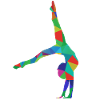 Gymnastics Floor Gymnastics Handstand