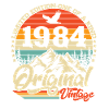 Original 1984 vintage vintage bursdagsgave