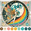 Retro Rainbow Fairy
