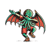Funny Dabbing Cthulhu Dabbing Design