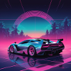 Hypercar Retrowave