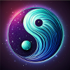 Neon ying-yang