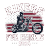 Motards pour Harris Kamala 2024