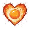 Fried egg is love