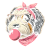Bernedoodle Dog Chewing Gum