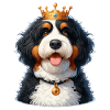 Bernedoodle Dog Crown