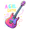 Girl with Guitar Power
