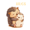 Hedgehugs Cute Hedgehog