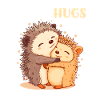 Hedgehugs Cute Hedgehog