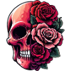 Skull and Bouquet