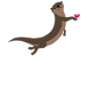 Otter with Wine Otters
