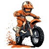 Motocross and dirt bike