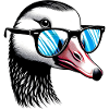 Goose with Glasses