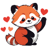 Red Panda Love