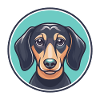 Bassotto Cane Razza Cartone Animato Kawaii Clipart Animale